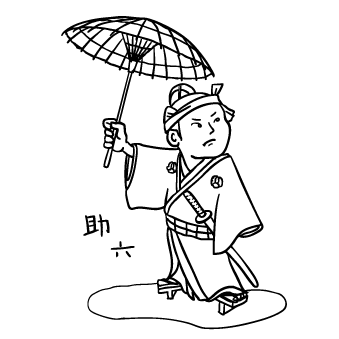 歌舞伎のぬりえ